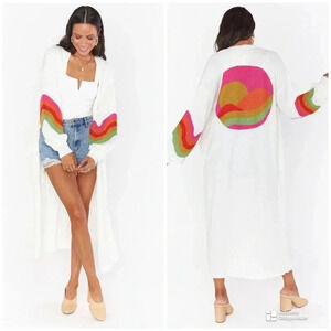Show me your Mumu Sunset Long Cardi Large